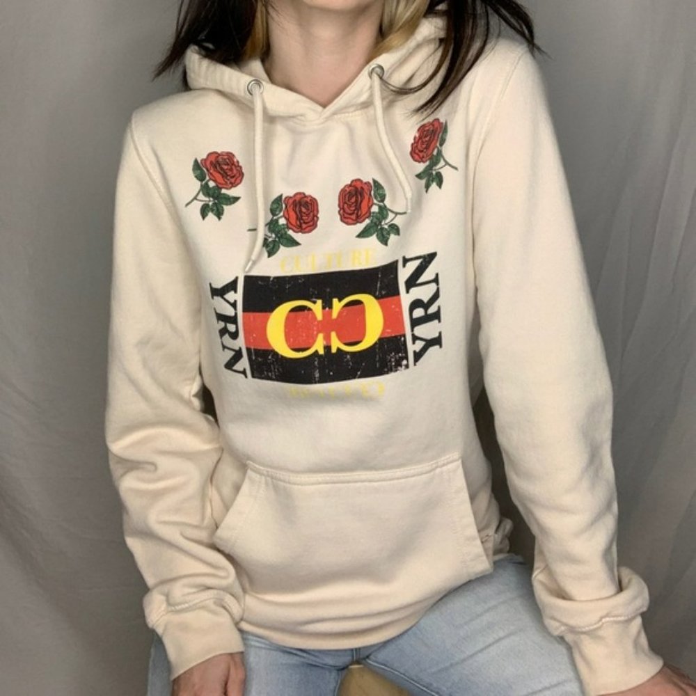 NEW YRN Rose Frame Hoodie XL